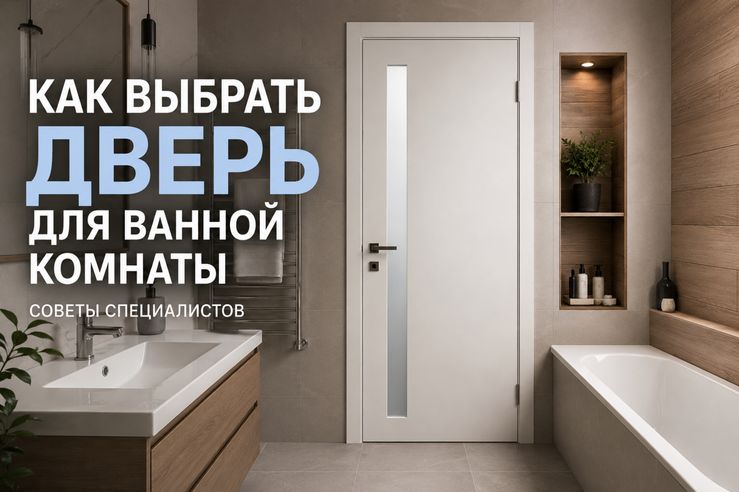 Как выбрать дверь для ванной комнаты – советы специалистов