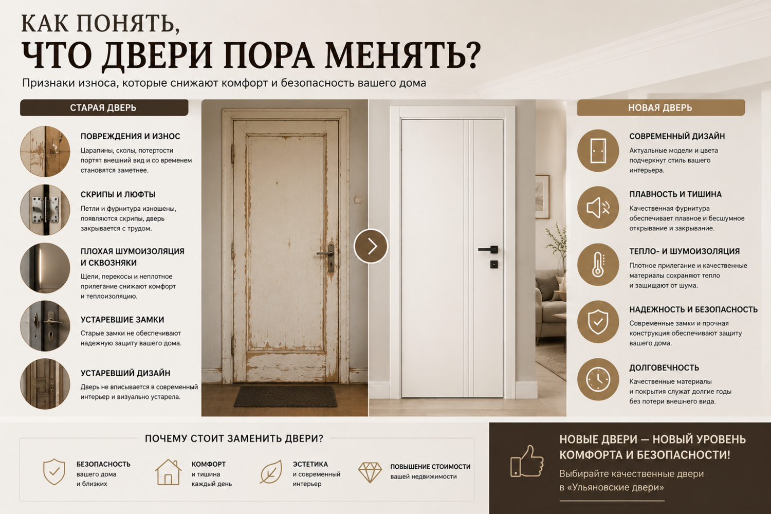 Как понять, что двери пора менять