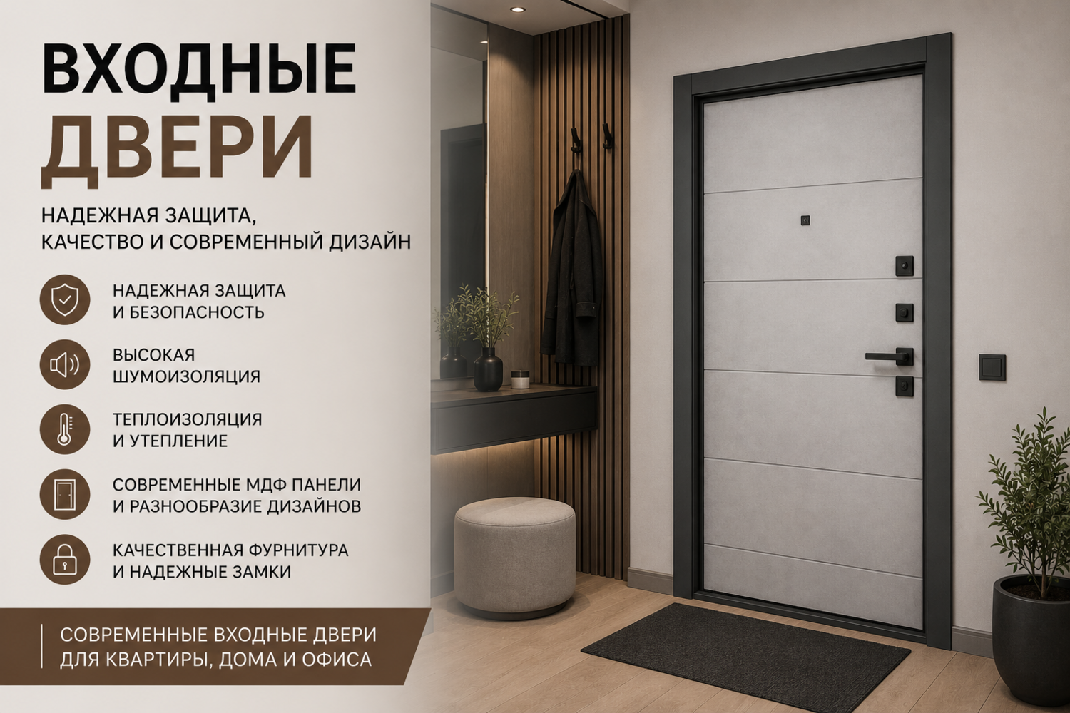 Входные металлические двери в Москве и Московской области
