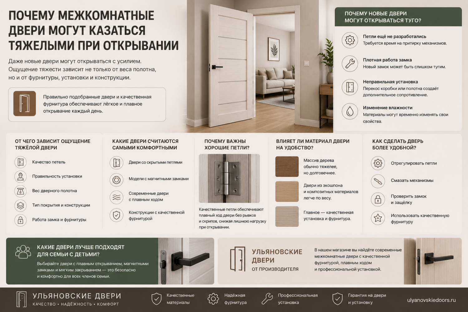 Почему межкомнатные двери могут казаться тяжелыми при открывании Почему межкомнатные двери могут казаться тяжелыми при открывании